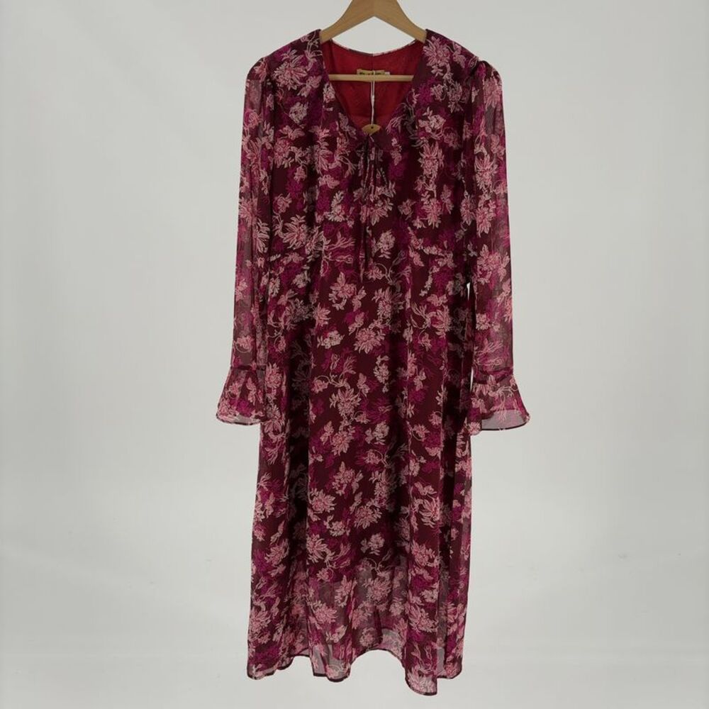 ELAINE Midi Dress Floral Multicolored Dress